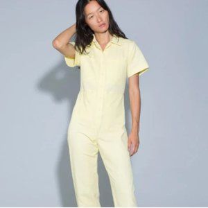 Ilana Kohn Short Sleeve Tia Coveralls in Yellow